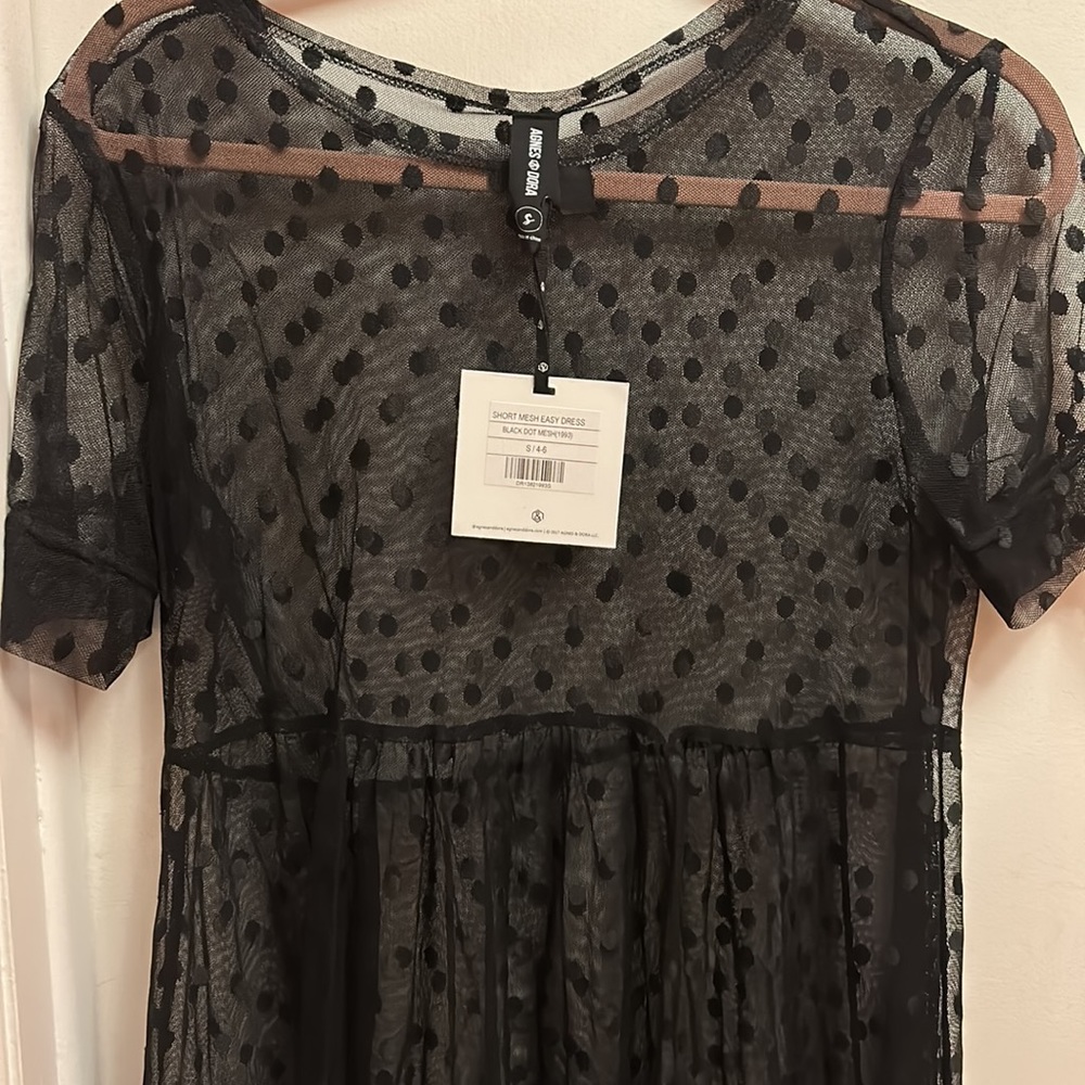 Agnes & Dora Short Mesh Easy Dress size Small (4/6) - Picture 3 of 3